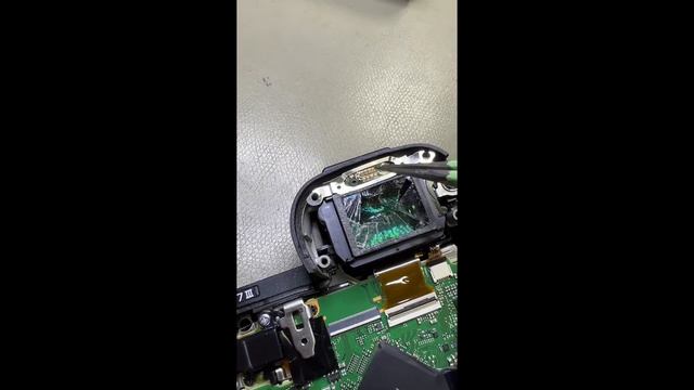 Sony Camera Repair Sydney. Cracked Broken Viewfinder Repairs By Works Perfect On ILCE-7M3 A7 Mark 3