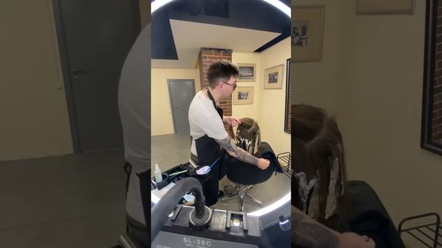 сложное окрашивание волос через начес смотреть онлайн