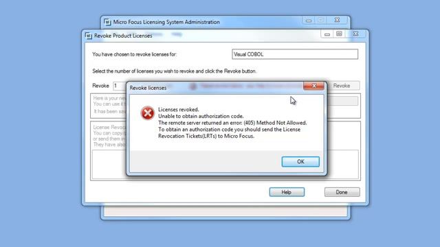 Micro Focus License Manager - Revoking your license смотреть онлайн