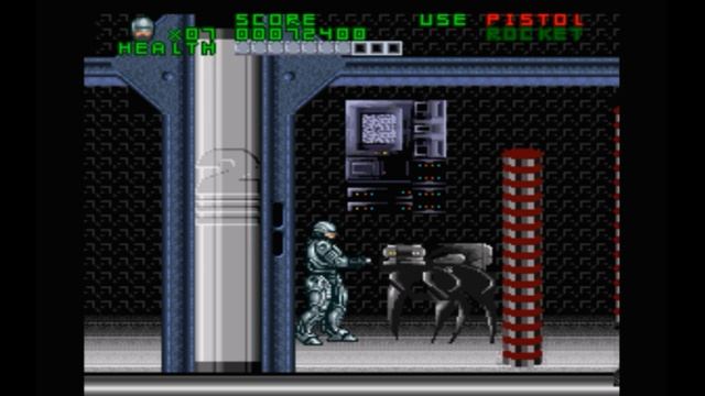 Super Nintendo (Snes) 16-bit Robocop VS Terminator Stage 5 (Showdown with Terminator)
