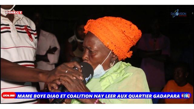 KOLDA, LOCALE 2022: LE CANDIDAT Mr MAME BOYE DIAO EN TOURNÉE DANS LE GADAPARA #regardez # смотреть онлайн