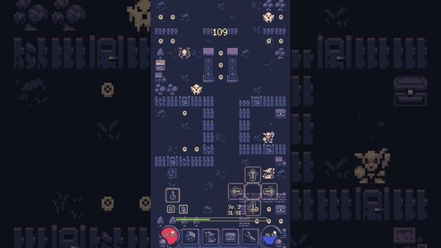 Приключения чародея в игре One Bit Adventure смотреть онлайн