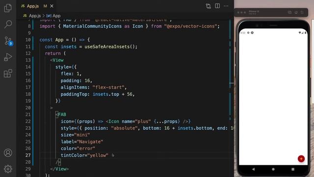 React Native Material | 08. Floating Action Button (FAB) смотреть онлайн