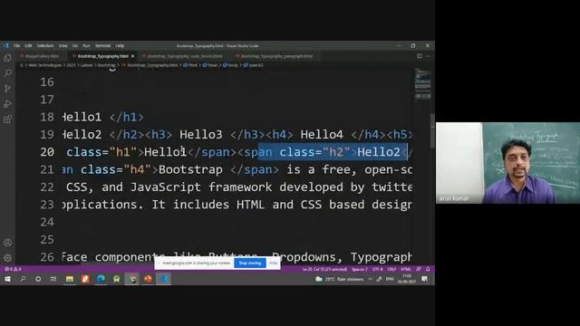 Bootstrap Typography смотреть онлайн