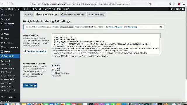 How to Fast Indexing in 5 Minutes | Google Instant Indexing API by Rank Math API Indexing Technique смотреть онлайн