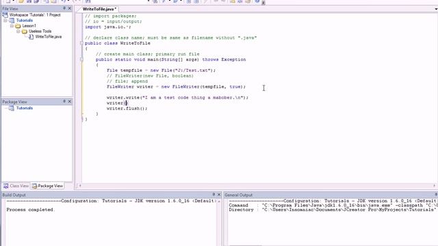 Java Programming (FileWriter Quick Tutorial) смотреть онлайн