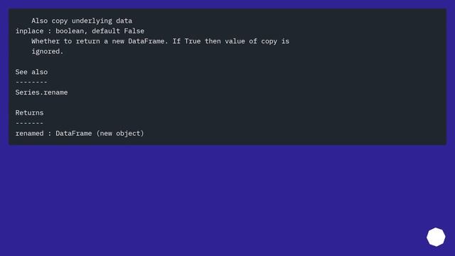 Changing a specific column name in pandas DataFrame смотреть онлайн