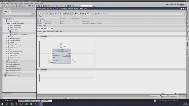 Siemens S7-1200/1500 LGF library, Library creation and function block saving and sharing with other смотреть онлайн