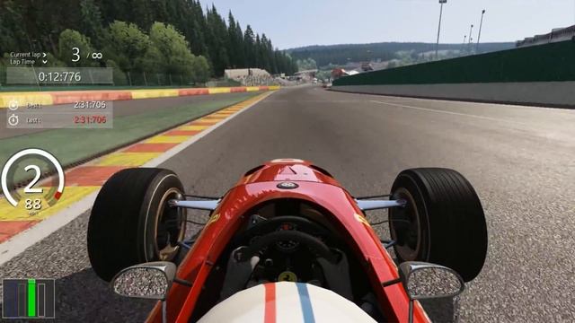 Assetto Corsa - Ferrari 312/67 Hotlaps at Spa Francorchamps смотреть онлайн