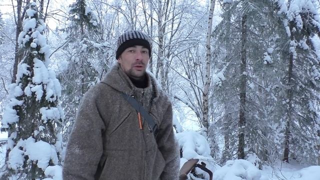 УСПЕЛ СДЕЛАТЬ ВЫСТРЕЛ! ОХОТА В ЗАМОРОЖЕННОМ ЛЕСУ / В ТАЙГЕ ОЧЕНЬ МНОГО СЛЕДОВ / ВИДЕЛ ЗАЙЦА. смотреть онлайн