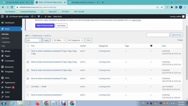 How to change blog posts status from published to draft in wordpress? смотреть онлайн