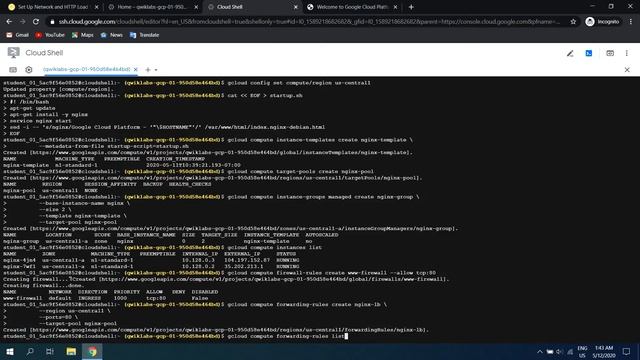General | Google Cloud Essentials | Set Up Network and HTTP Load Balancers смотреть онлайн