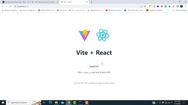 Create React App with Vite смотреть онлайн