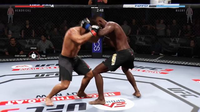Трудный бой (ранкед) UFC2 с комментариями смотреть онлайн
