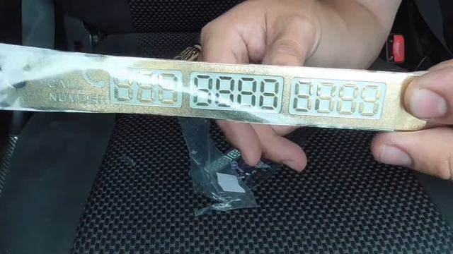 Распаковка №71. Табличка на лобовое стекло с номером телефона. смотреть онлайн