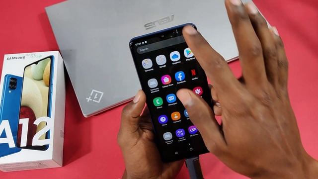 OTG Test In Samsung Galaxy A12, How To Connect OTG In Samsung Galaxy A12, OTG Test With Pendrive