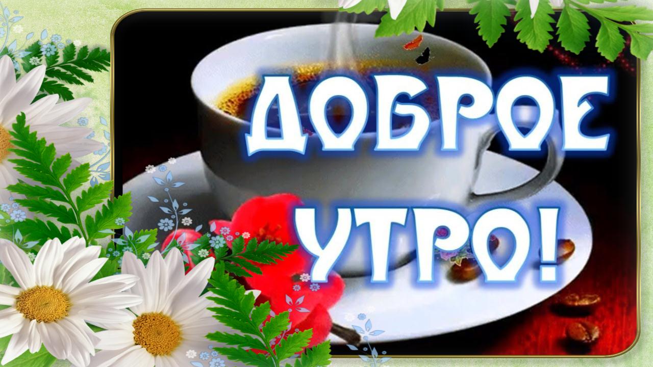 Доброе утро! Красивая музыкальная открытка с добрым утром и хорошим днем Видео пожелание смотреть онлайн