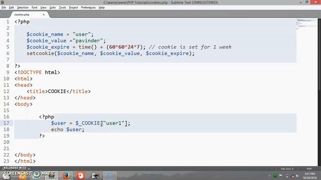 PHP For Beginners - How to Retrieve Cookie Value in PHP. (Hindi/Urdu) смотреть онлайн