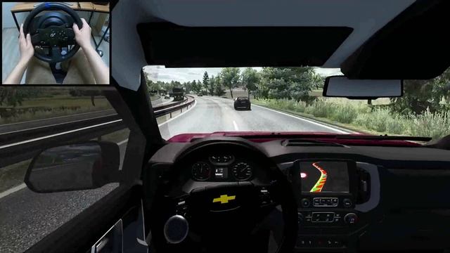 Chevrolet S10 High Country - Euro Truck Simulator 2 | Thrustmaster T300RS GT gameplay смотреть онлайн