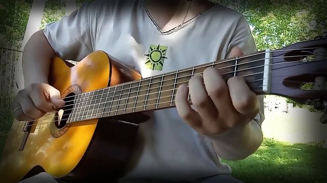 "Когда твоя девушка больна" • КИНО (В. Цой) • Guitar cover • Егор Фриск Гитара смотреть онлайн