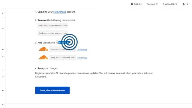How To Add Namecheap Website To Cloudflare -  Cloudflare Namecheap Set Up Nameserver DNS