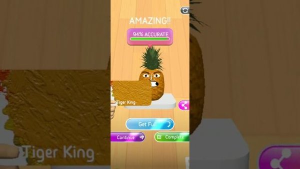 Colour Match game Gameplay video Colouring in Pineapple ?