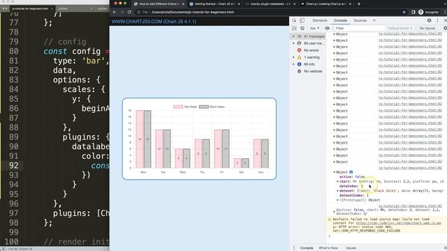 How to Add Different Colors For Data Labels in Chart.js 4 смотреть онлайн