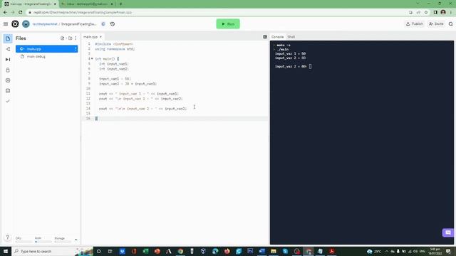 Episode 4 Input Variables INT and FLOAT смотреть онлайн