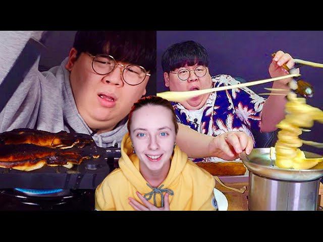 Самый СМЕШНОЙ МУКБАНГ В МИРЕ Реакция на ЛЕГЕНДУ корейского мукбанга и асмр смотреть онлайн