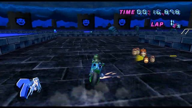 Daisy on Flame Runner | Mario Kart Wii Online смотреть онлайн