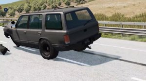 Тачки против гигантского лежачего полицейского – BeamNG.Drive