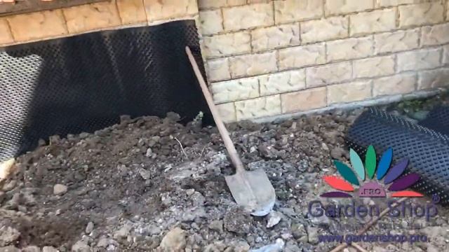 Как се прави поставяне на дренажна мембрана при изграждане на алпинеум смотреть онлайн