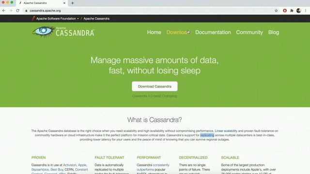 Installation of Cassandra db смотреть онлайн