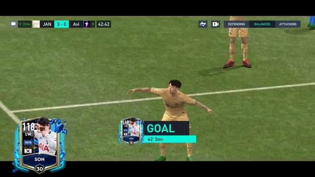 FIFA MOBILE 23 TOTS MOMENTS 118 LW SON ?? GAMEPLAY AND REVIEW
