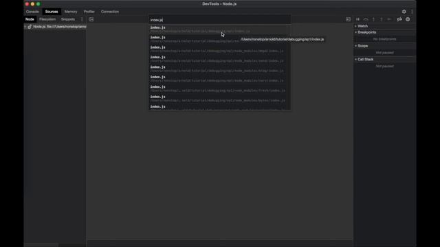 How to debug a node.js application? смотреть онлайн