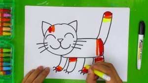 Как нарисовать КОШКУ просто