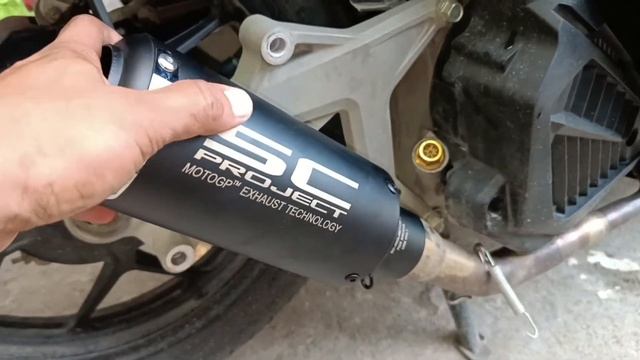 INSTALLING SC PROJECT PIPE! HONDA CLICK 125 смотреть онлайн