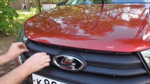 Лада Гранта fl защитная сетка в бампер "Стрелка 11".