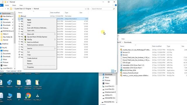 How to get Crystal Clear Cursor Set . смотреть онлайн