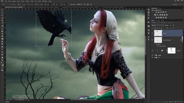 Dark, Fantasy Photo Manipulation - Photoshop Tutorial