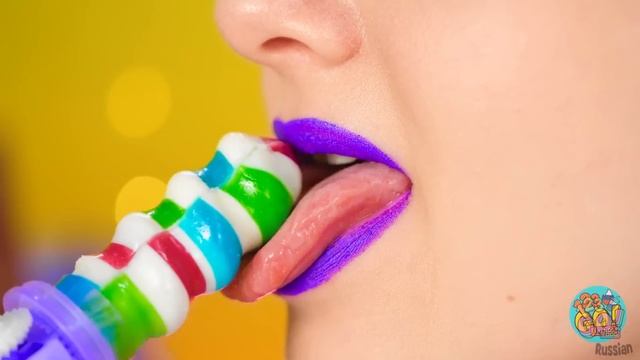 ОШИБКИ ЯРКОСТИ ВЫЗОВ || Питание только продуктами одного цвета в течение дня от 123GO! FOOD