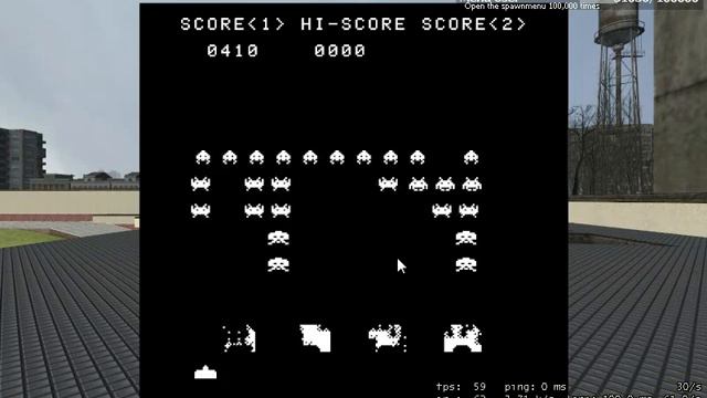 Intel 8080 Emulator - Space Invaders (Garry's Mod) смотреть онлайн