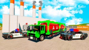 НЕ ДАЙ ЕМУ УЕХАТЬ! У НЕГО САМАЯ МОЩНАЯ БОМБА! ПЕРЕВОЗКА ОПАСНОГО ЛЕГО ГРУЗА В БРИК РИГС (Brick Rigs)