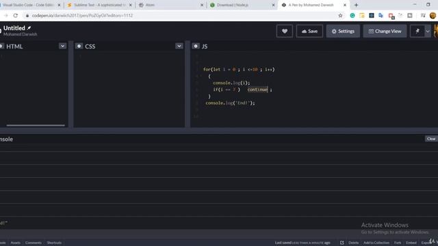 Complete JavaScript Training from Zero to Hero 17/28 JavaScript Break vs Continue смотреть онлайн