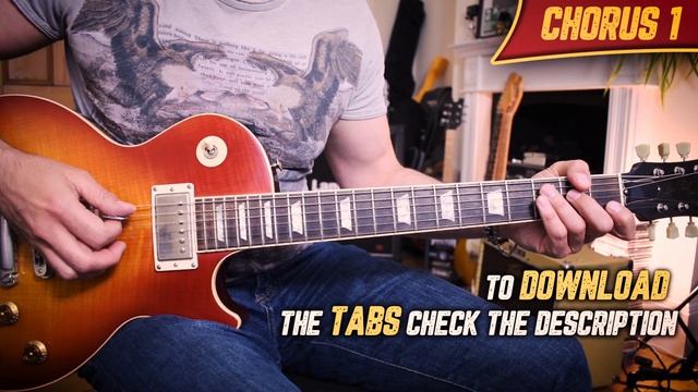 How To Play One By u2 On Electric Guitar - Guitar Lesson With Tabs смотреть онлайн