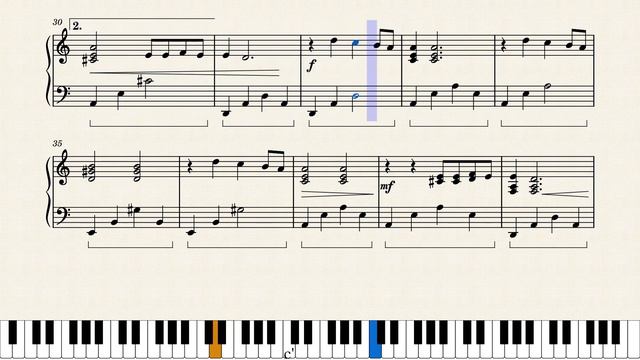 SALVATORE ADAMO - Tombe la neige - arranged for easy piano смотреть онлайн