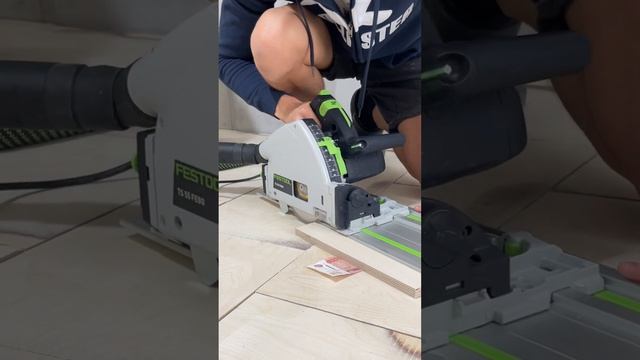 Ювелирная работа погружной пилой Festool TS-55 смотреть онлайн