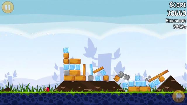 Angry Birds Classic Level 1-11 Walk through with out any booster смотреть онлайн