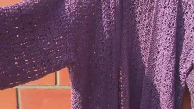 Простой кардиган крючком. Экспресс МК.mp4