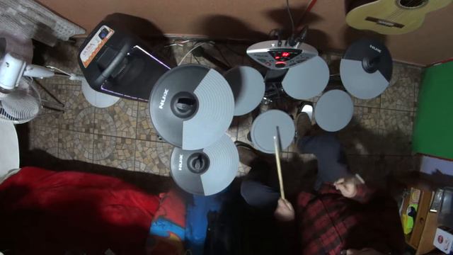 Bateria NUX DM-1 Cover Burning Heart смотреть онлайн